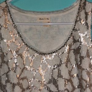 meadow rue sequin tank size xs